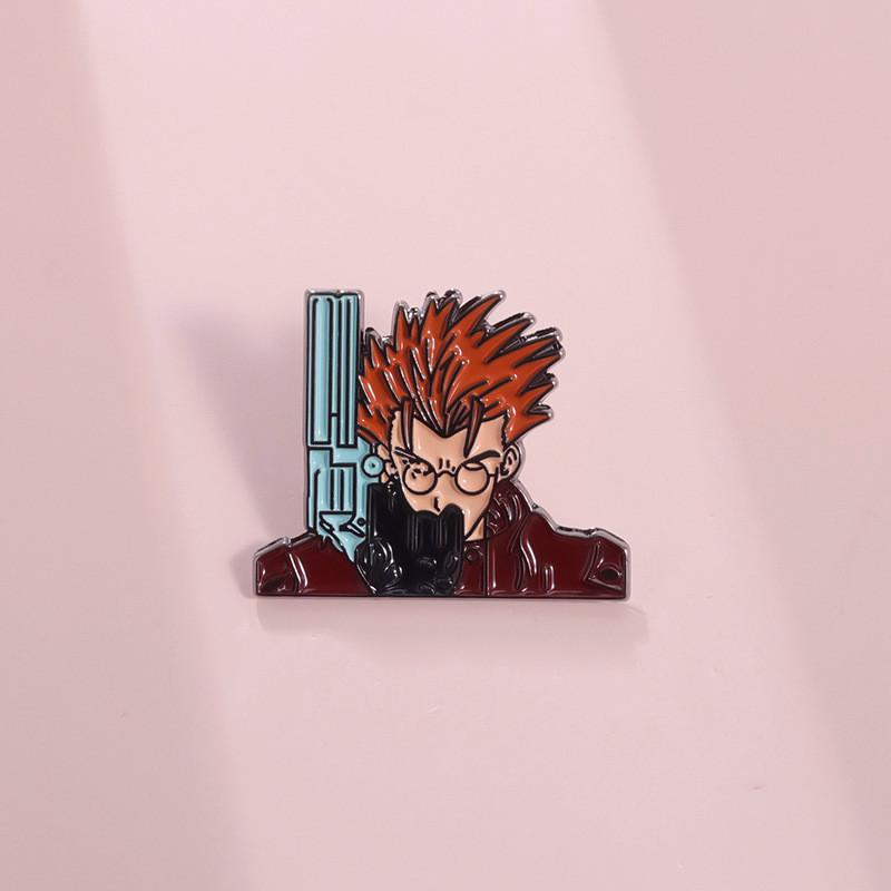 Anime Cartoon Eyecatching Character Brooch Colorful Unique Design For Stylish Decoration