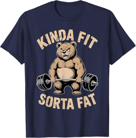 2026 Fun Gym Bear Weightlifting Fitness Training Gorilla Weightlifter Fitness Quotes High-quality Casual Printed Men's T-shirt