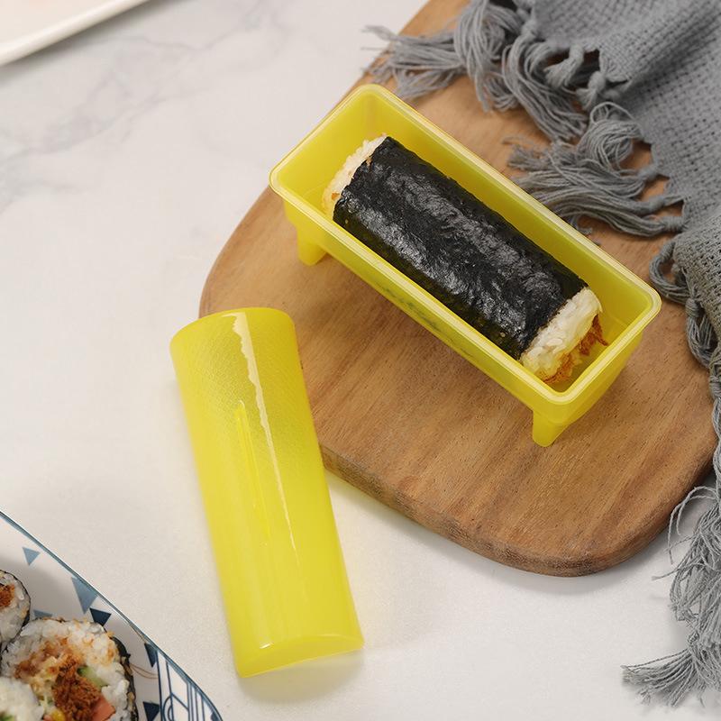 Household Sushi Rice Roll Mould Diy Sushi Cylinder Mold Maker Tools Non Stick Food Press Kitchen Bento Onigiri Rice Ball
