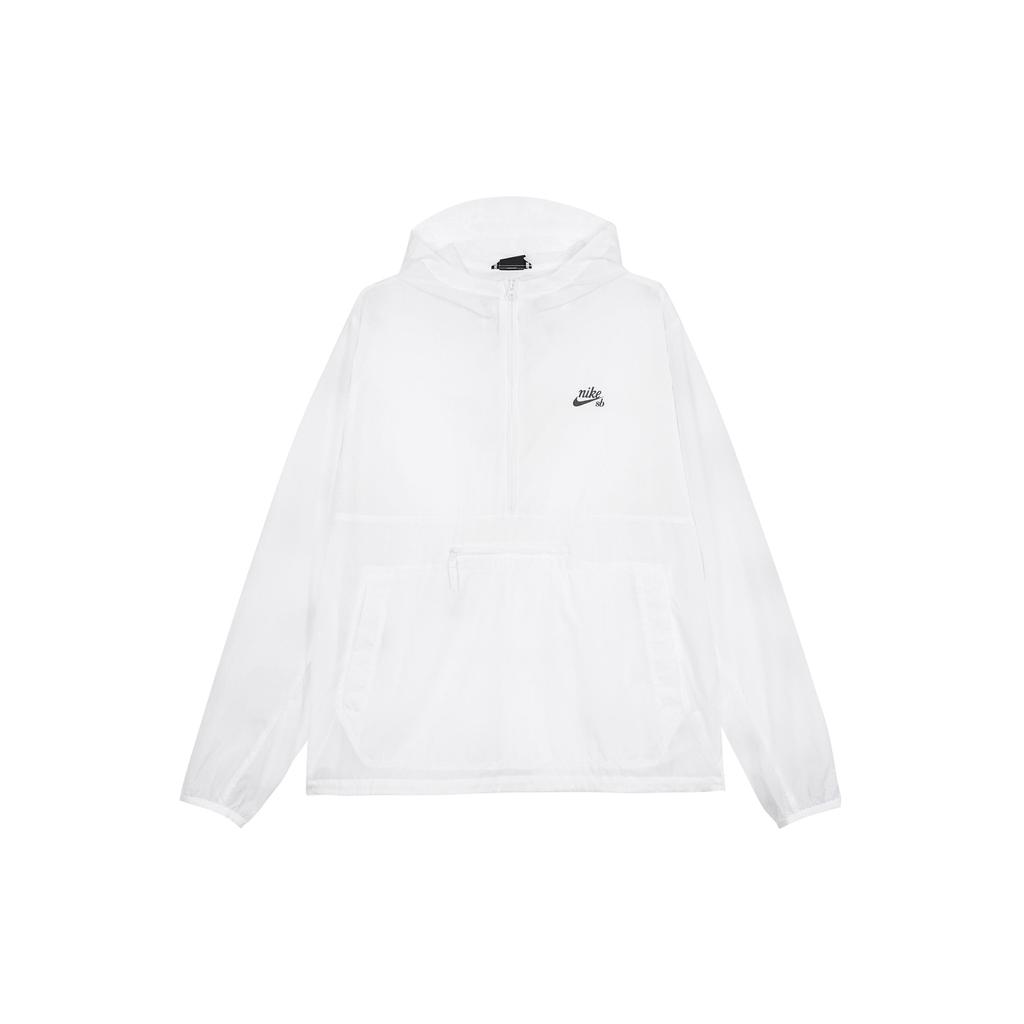 Nike SB Anorak Jacket Ultra-Thin Sport Casual Men Jackets White AO0297-100