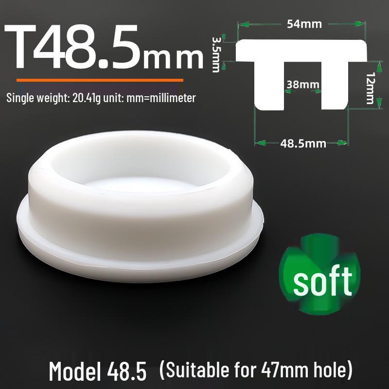 Silicone Rubber Drain Stopper for Washbasin, Mop Pool, and Children's Bathtub - Odor-Proof, Waterproof Stainless Steel Floor Plug.