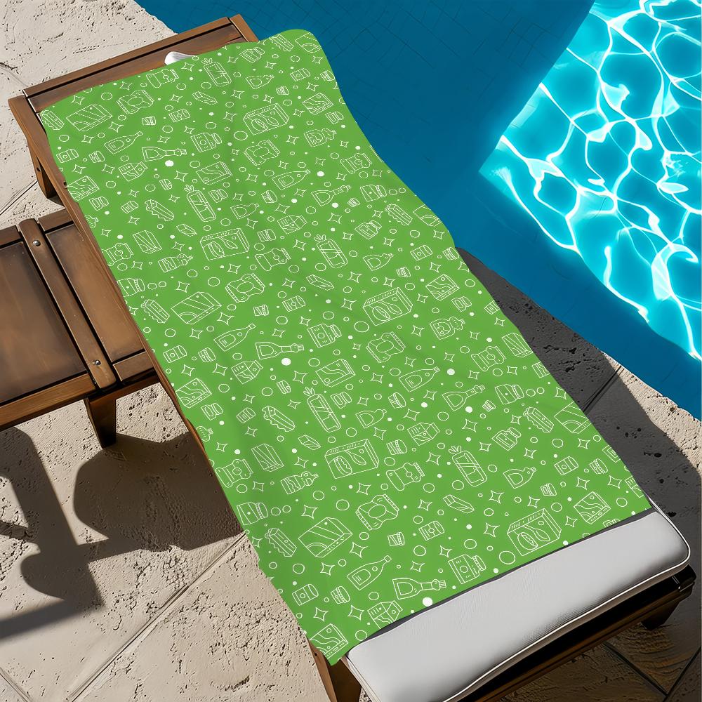 P-publix logo luxury P-paper Towel Large Quick-Drying Microfiber soft Beach Towel for Travel Fitness Sauna Bathing Camping