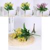 Beautifully Crafted 7 Branch Fake Lily Of The Valley Bouquet For Luxurious Event Decoration