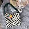 Slouchy Canvas Shoulder Bag for Women with Large Capacity