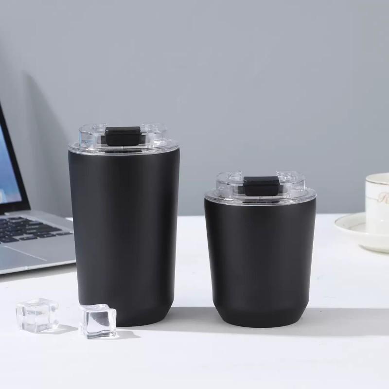 Stainless Steel Vacuum Insulated Travel Mug 280ml 380ml Leakproof Office Car Cup Men Women Students