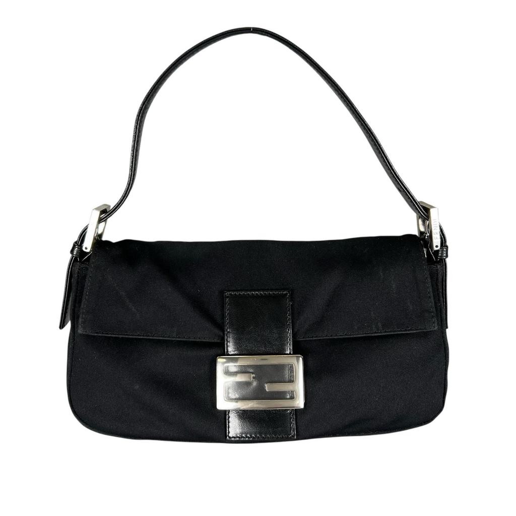 FENDI Mamma bucket Handbag black Women used