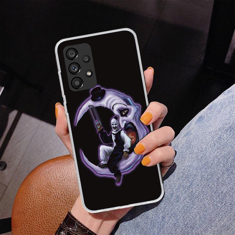 Horror Movie Terrifier Phone Case For Samsung Galaxy A17 A16 A15 A14 A13 A57 A56 A55 A54 A53 A37 A36 A35 A34 A33 A26 A25 A24 A23