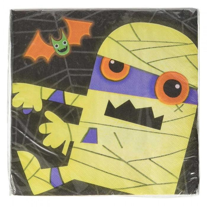 Amscan Boo Crew Mummy Napkins (Pack of 16)