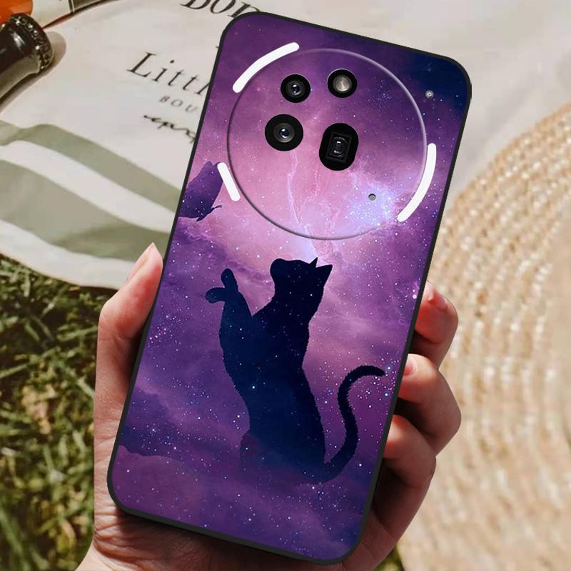 For Nothing Phone 3A Pro Case Phone3A Pro Cool Painted Silicone TPU Soft Cover for Nothing Phone 3A Pro A059P Cases Black Shells