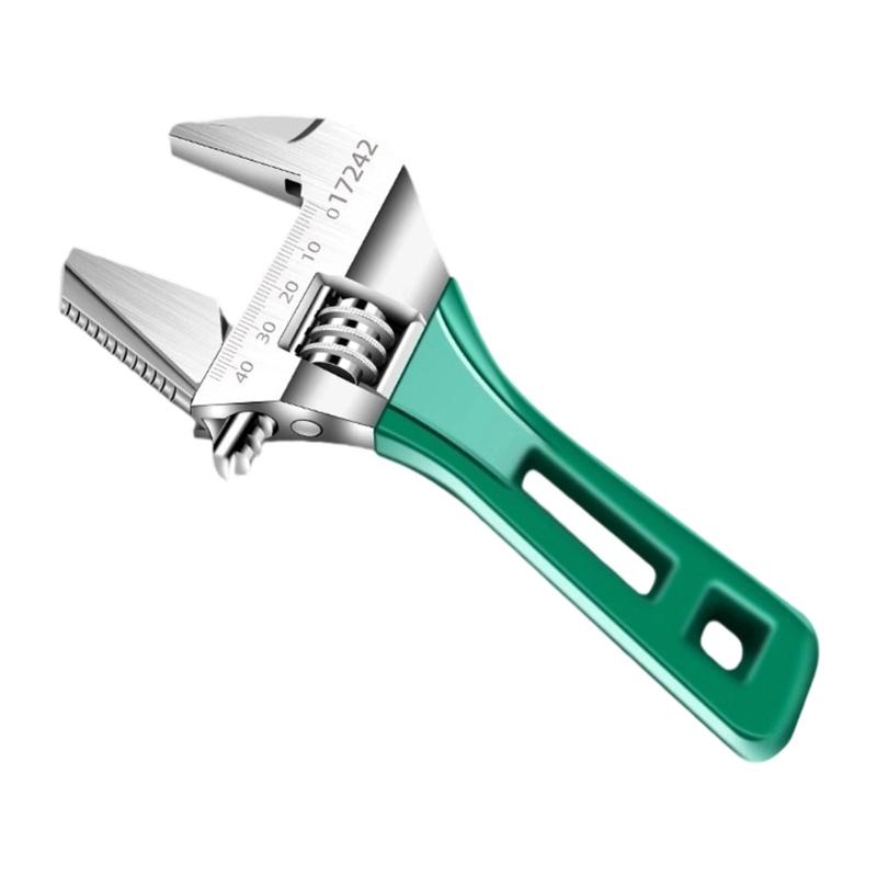 6/8inch Adjustable Wrench Professional Shifters Spanner with Wide Calibers Opening for Household