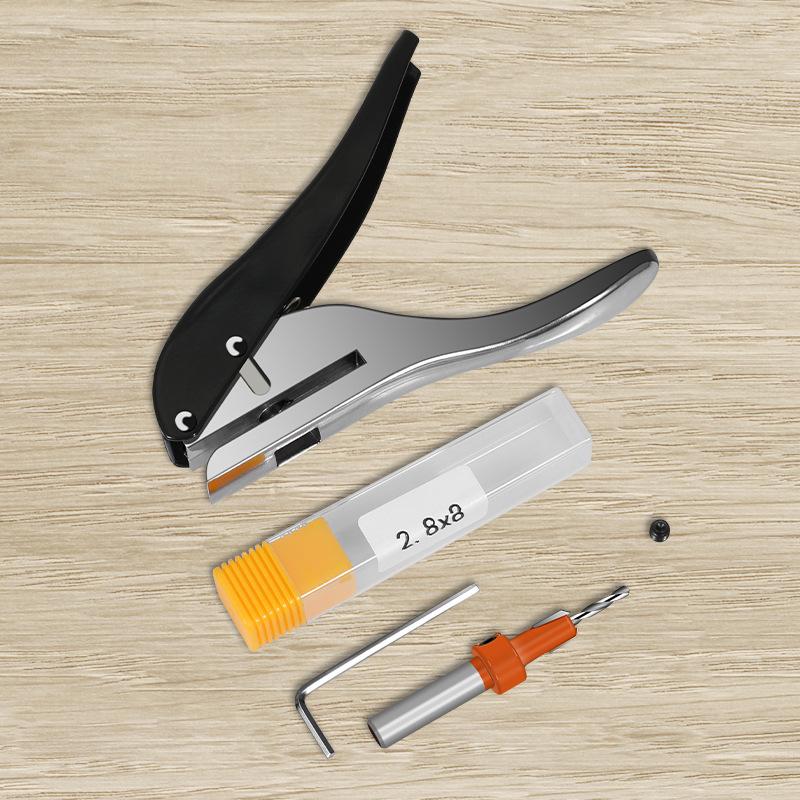 Edge Banding Hole Punching Pliers and Drill Bit Woodworking Tool Set