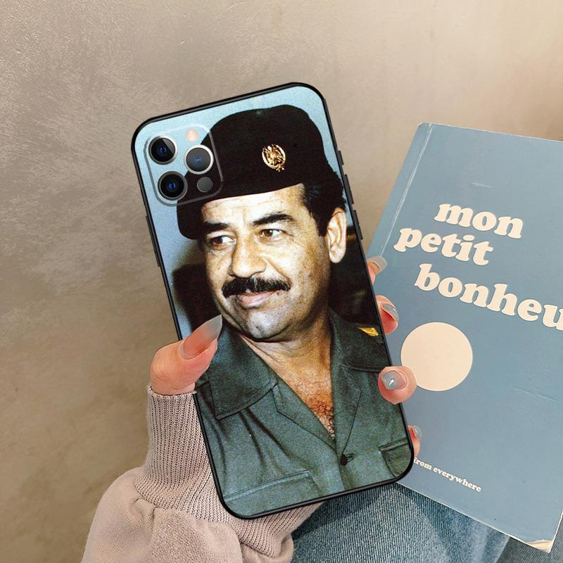 Saddam Hussein Iraq Arabic Phone Case For iPhone 11 12 13 14 15 16 Pro Max Back Cover For iPhone X XS Max XR Plus
