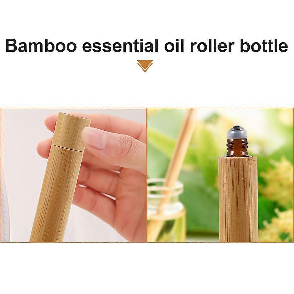 Roll-on Bottles Essential Oil for Storage Use 3Pcs 10ml