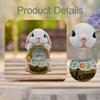 , Easter Bunny Figurine, Collector's Item for Garden, Waterproof, Gift Patio Or Balcony,