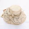 Beach Hat Floral Design Sun Protection Adjustable Organza Thin Elegant Sun Cap Fashion Accessories