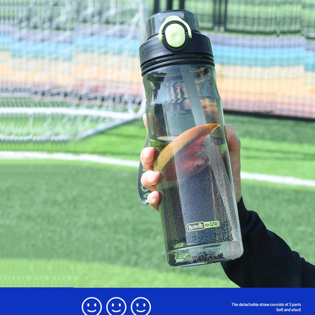 1 Liter Sports Water Bottle Large Capacity Men Women Summer Portable Plastic Bottle for Outdoor Travel Fitness Drinkware