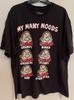 Disney My Many Moods Snow White Seven Dwarves Grumpy Men's Black XXL 100% Cotton T-shirt Mens Tees Top