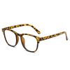 Korean Style Anti-Blue Light Metal Stud Glasses with Trendy Large Frames for Myopia Students