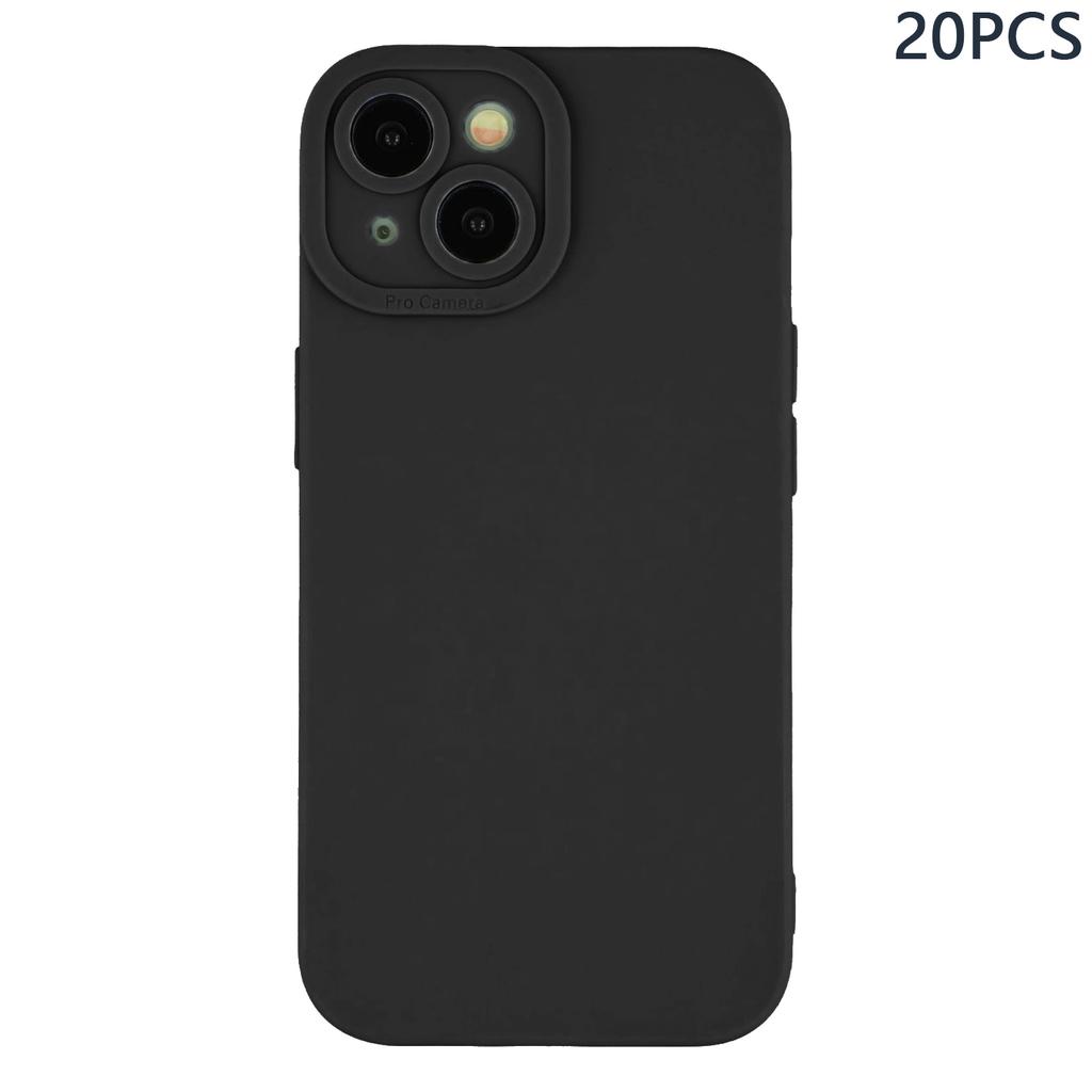 Bulk Purchasing 20Pcs For iPhone 14 Case Precise Cutouts 1.3mm TPU Matte Phone Cover