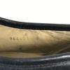 80s-90s Vintage Made In England Grenson Woven Leather Coin Loafer Moccasin 8 / 26.5cm / Black Dress Shoes(USED)