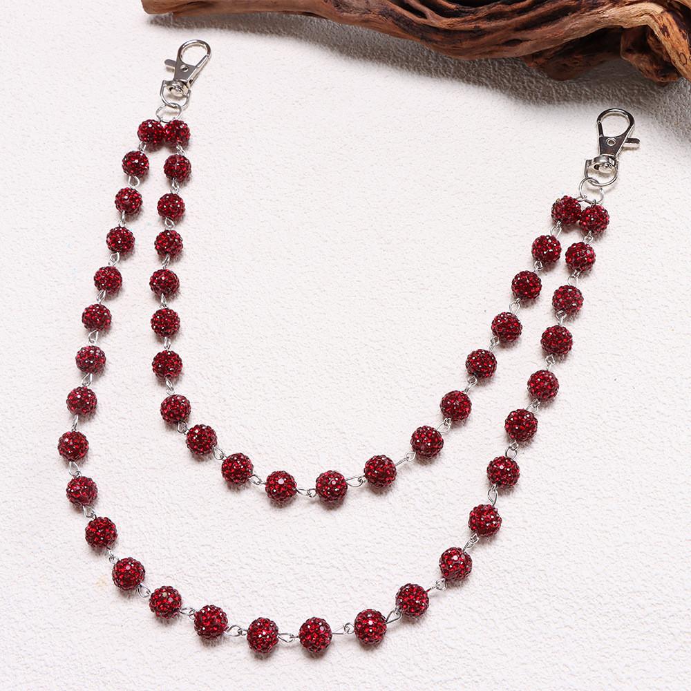 Punk Style Metal Pocket Chain With Lobster Clasp For Young Men Party Wear