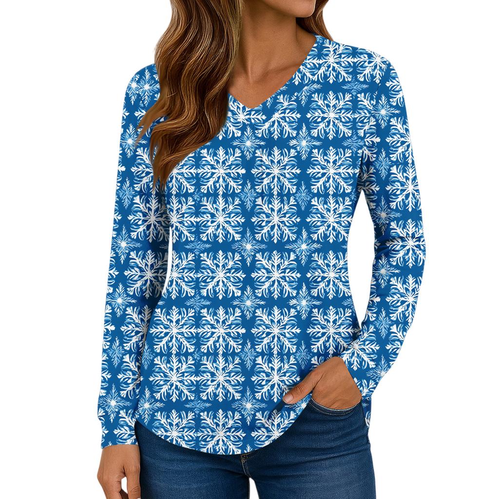 Women Long Sleeve Tops Dressy Casual V Neck Tshirts Basics Tee Vacation Fall Fashion Clothes