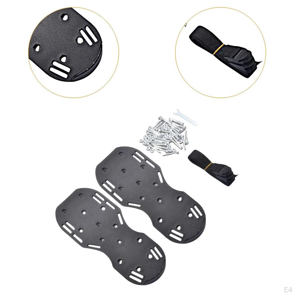 Lawn Aerator Shoes Practical Premium Nails Sandals for Patio Grass Green