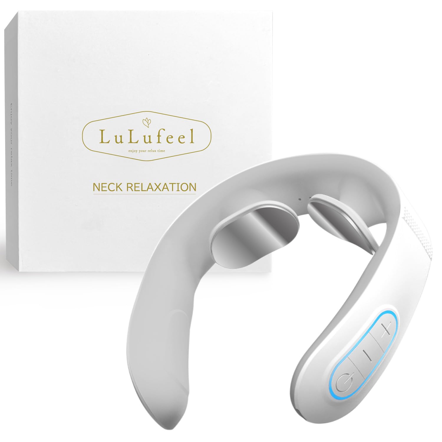 

LuLufeel те, кто ищет подарок x Чувствует себя хорошо с теплом и Шея шея День [Для стимуляции] расслабление, уход, EMS, шея, плечи, подарок,