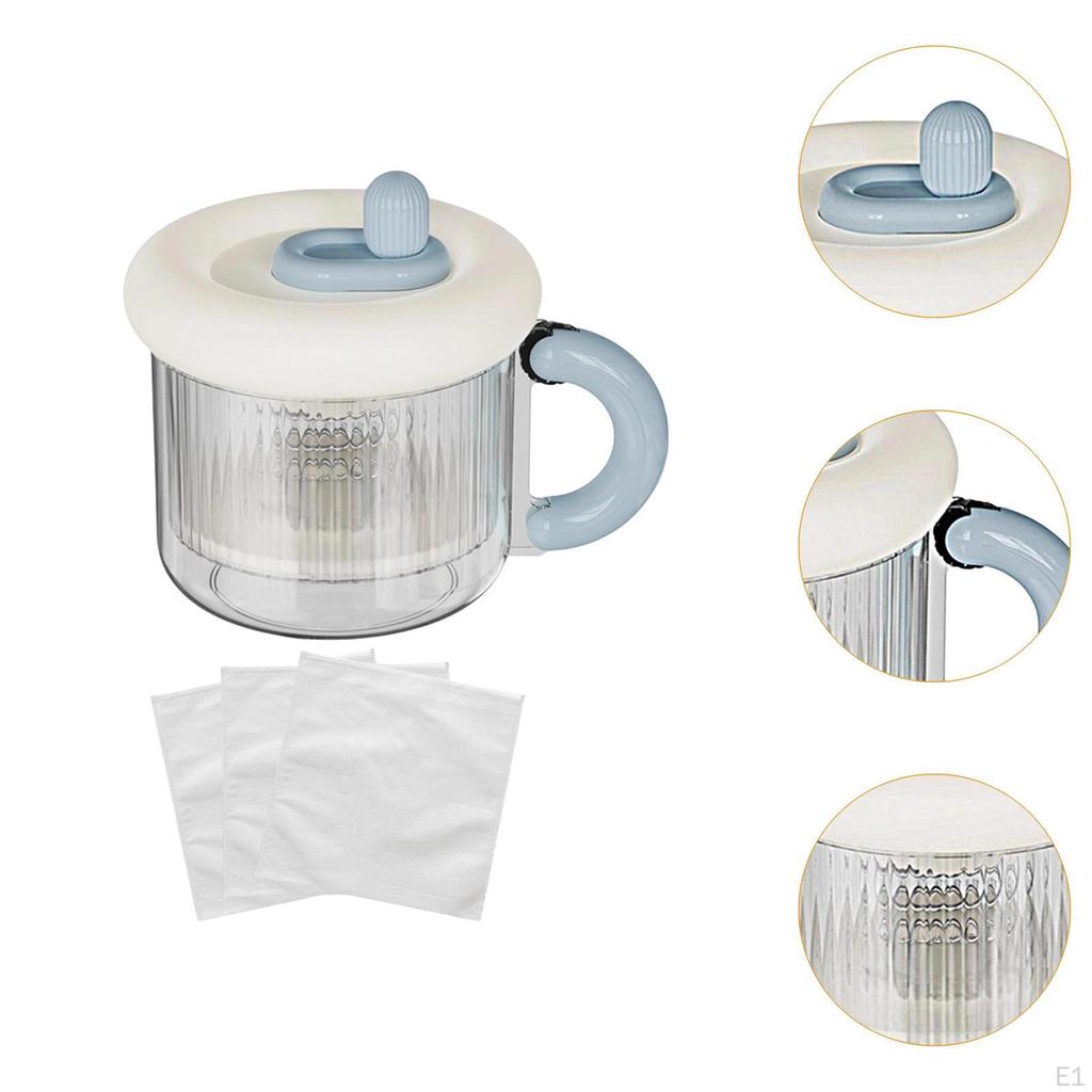 Container for Greek Yogurt Straining with Portable Design And Fine Mesh