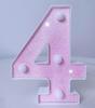 Pink LED Letter Light for Celebrations and Proposals