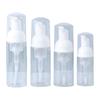 4pc Clear Foam Pump Bottle PET Soap Dispenser for Rich Bubble Generation Liquid Levels Monitoring in Skincare Use