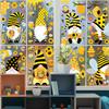 Spring Window Stickers Bee Holiday Window Stickers H0NEY Bee Holiday Glass Decorative Window Stickers