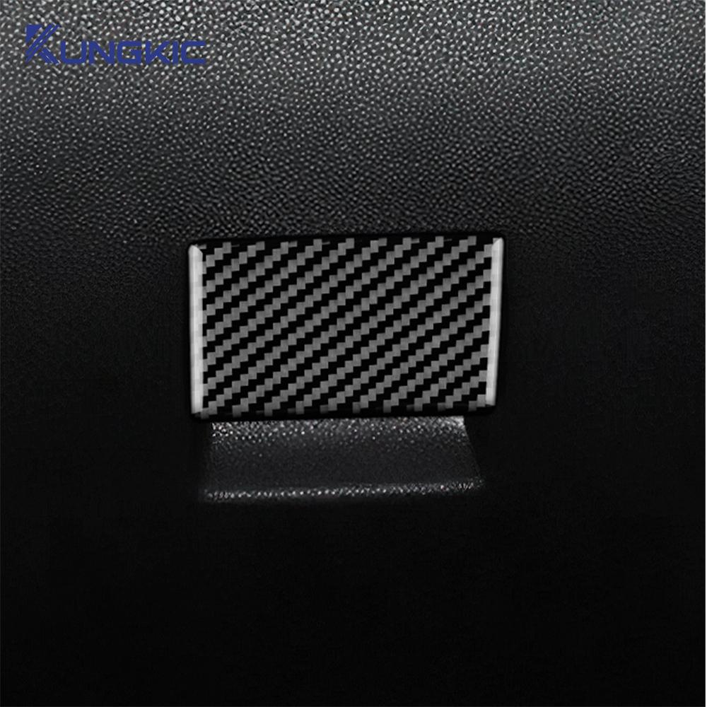 Real Soft Carbon Fiber Sticker For Vauxhall Opel Astra H MK5 2004 2005 2006 2007 2008 2009 2010 LHD RHD Car Co-pilot Storage Box