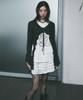 Nigaennikol Fringe Lace Mini Skirt_Ivory