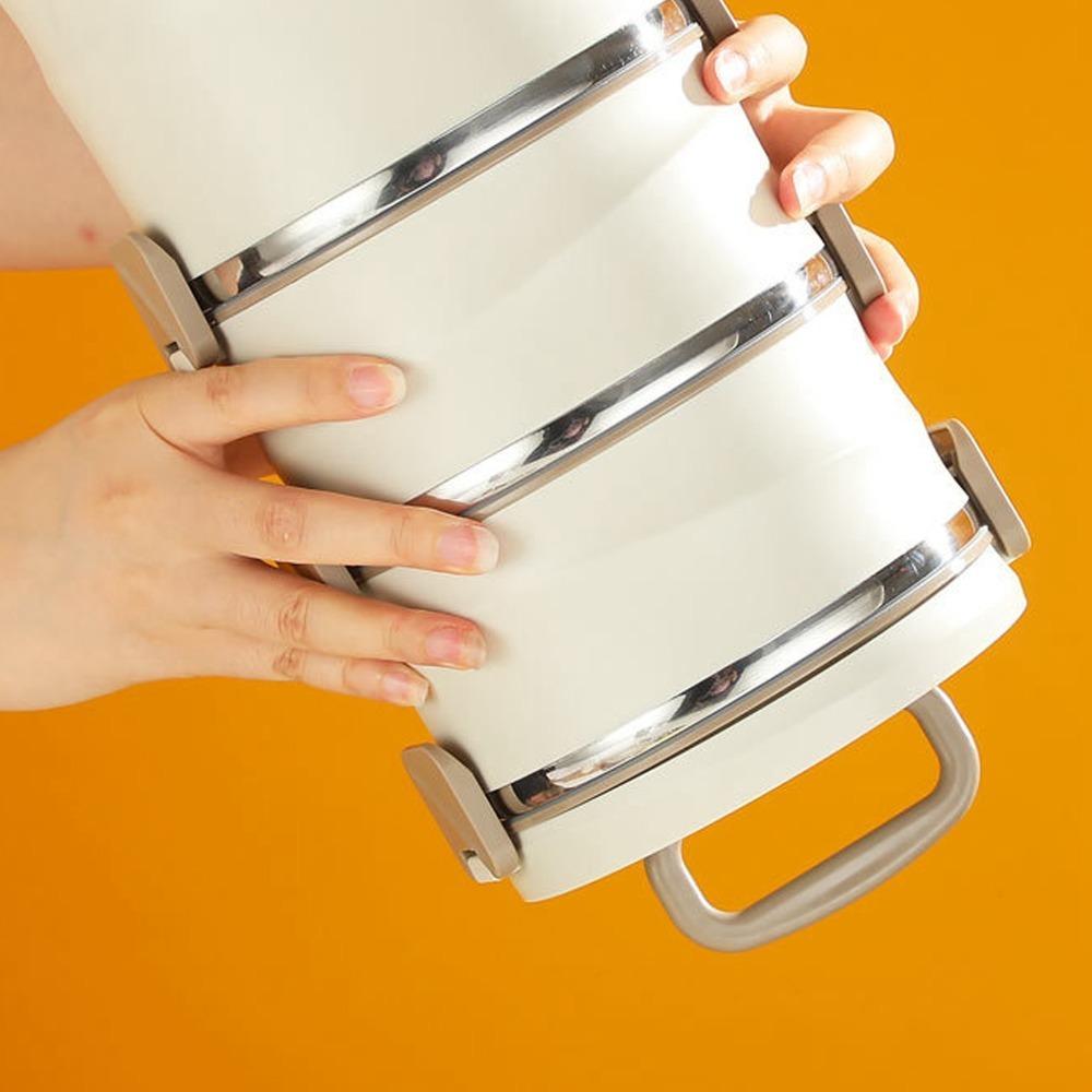 3300ml Lunch Storage Container 4 Tier Food Container Practical Compartment Lunch Box  For Picnics