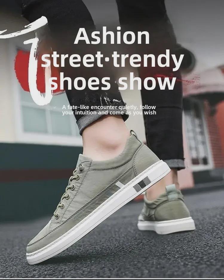 2023 Sommer Eis-Seide Atmungsaktive Herrenmode Sneaker