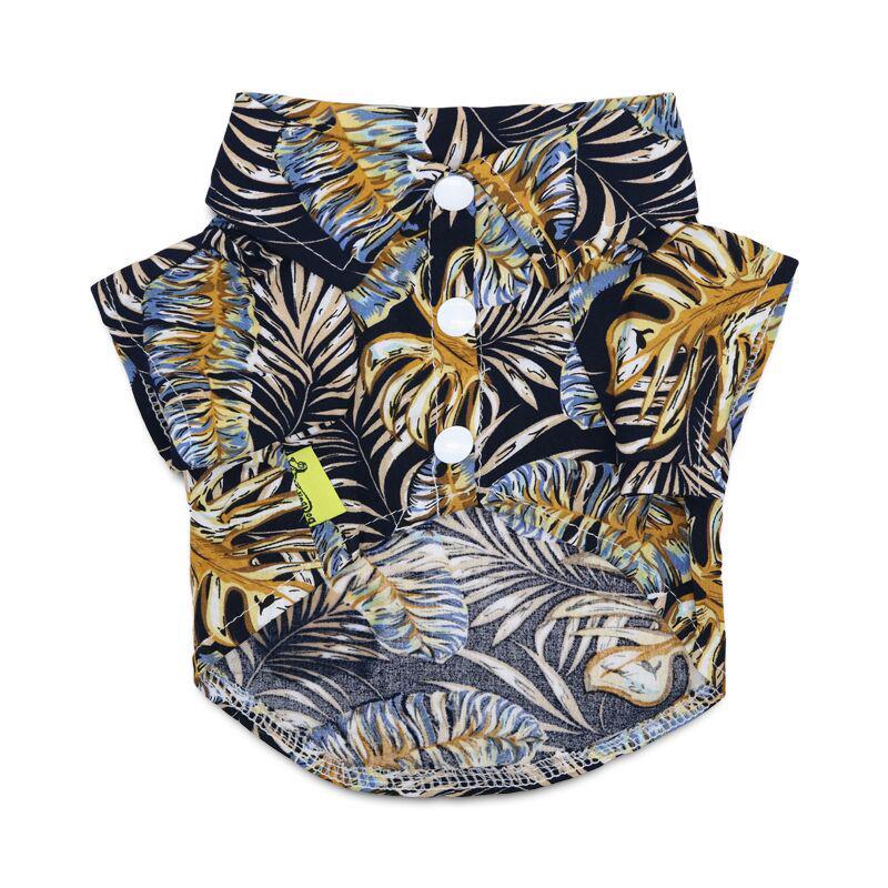Hawaiian Style Summer Pet Shirt for Small To Medium Cats & Dogs: Pomeranian, Bichon, Teddy, Garfield, British Shorthair