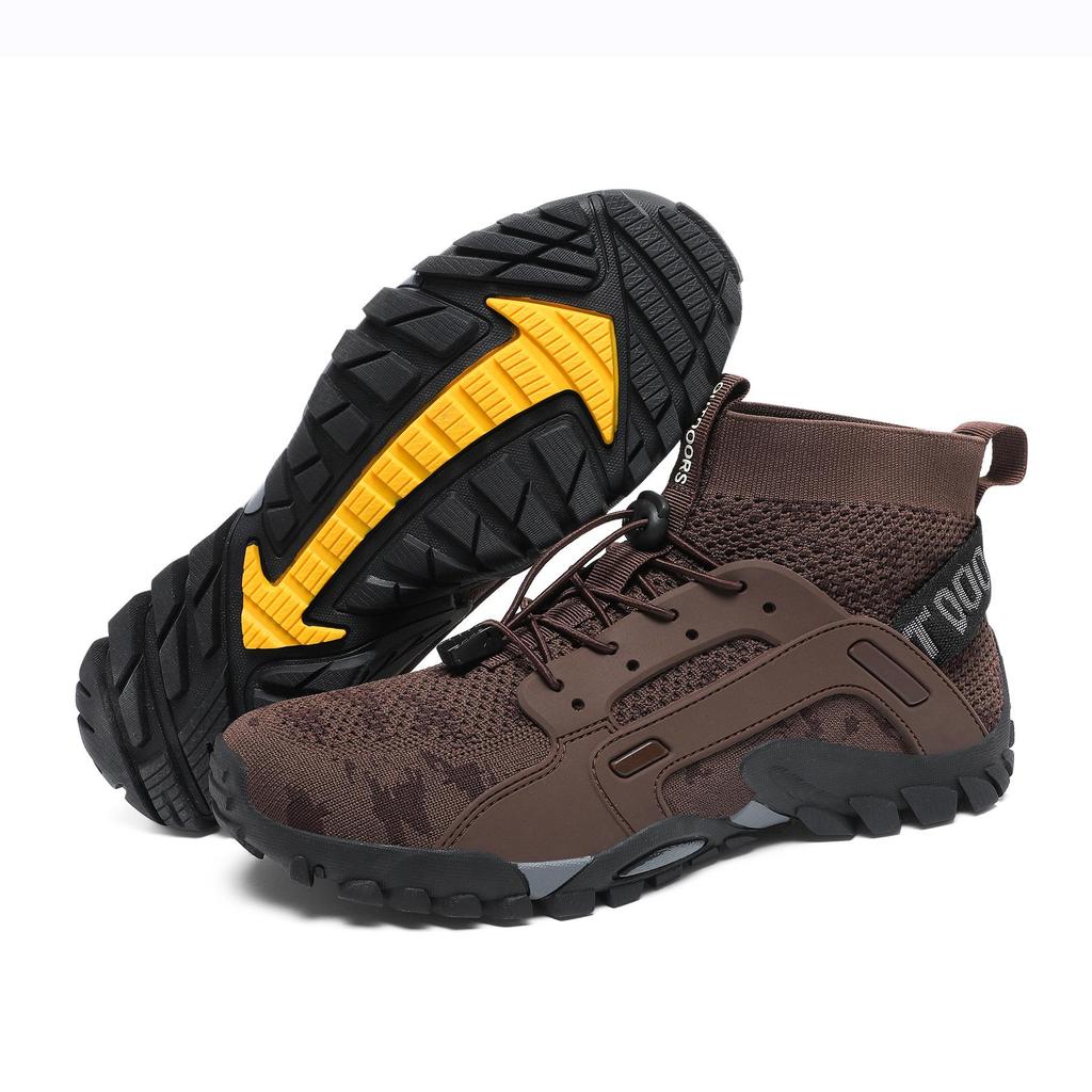 Men's Large Size Non-Slip Water Hiking Shoes - Outdoor Casual Wading and Fishing Footwear