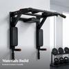 Wall-Mounted Pull-up Bar with Handles Padded for Fitness Room