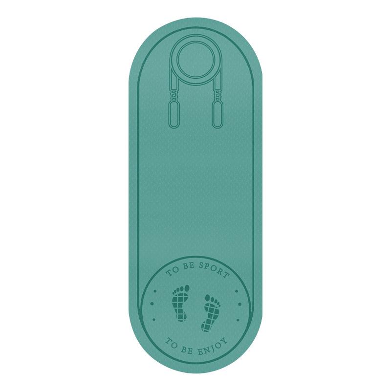 Saltea de sărit coarda TPE extra groasă pentru fitness interior, pad de exerciții antiderapant silențios cu absorbție de șoc pentru protecția podelei sălii de sport de acasă