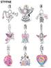 Pingentes Prata Casa de Doces Casa do Amor Anjos Contas Pingente Banhado a Cobre Ajuste Cobreoriginal Pulseira Para Fazer Joias Pingente Diy