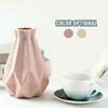 New Origamis Plastic Vase White Imitation Ceramic Flower Pot Flower Basket