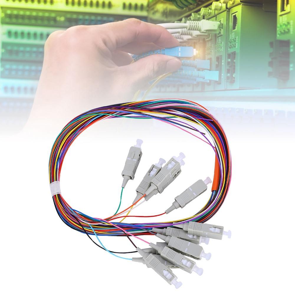 12Pole Fiber Pigtail Cable Multimode Multimode Pigtail SC/UPC Multimode Fiber Data Centers