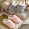 Fashion Men Warm Slippers House Women Furry Slides Autumn Winter Concise Couples Fluffy Slipper Bedroom Non-Slip Flats Soft Plush Shoes