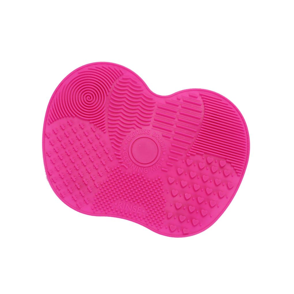 Universal Women Eyeshadow Foundation Concealer Makeup Brush Cleaning Mat Hotel Dress Room Portable Silicone Washing Pad
