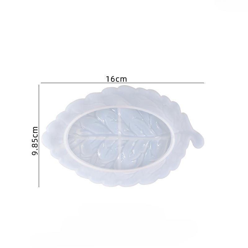 DIY Crystal Dropper Mold, Leaf Plate, Nut Storage Plate, Silicone Mold, Leaf Shape, Desktop Decoration, Party Decoration Supplies
