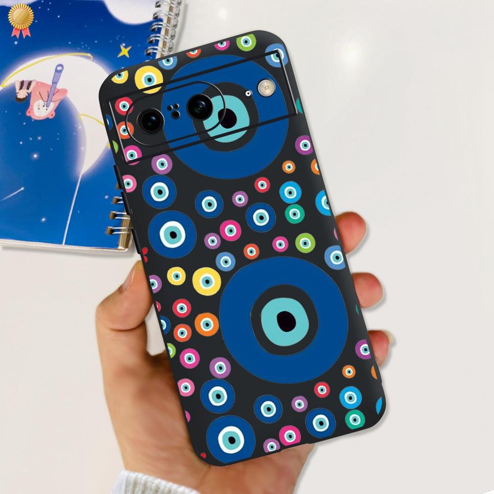 For Google Pixel 8 Pro Case Cute Cartoon Silicone Shockproof Back Cover For Google Pixel 8 Pro 8Pro Phone Case Bumper Funda Capa