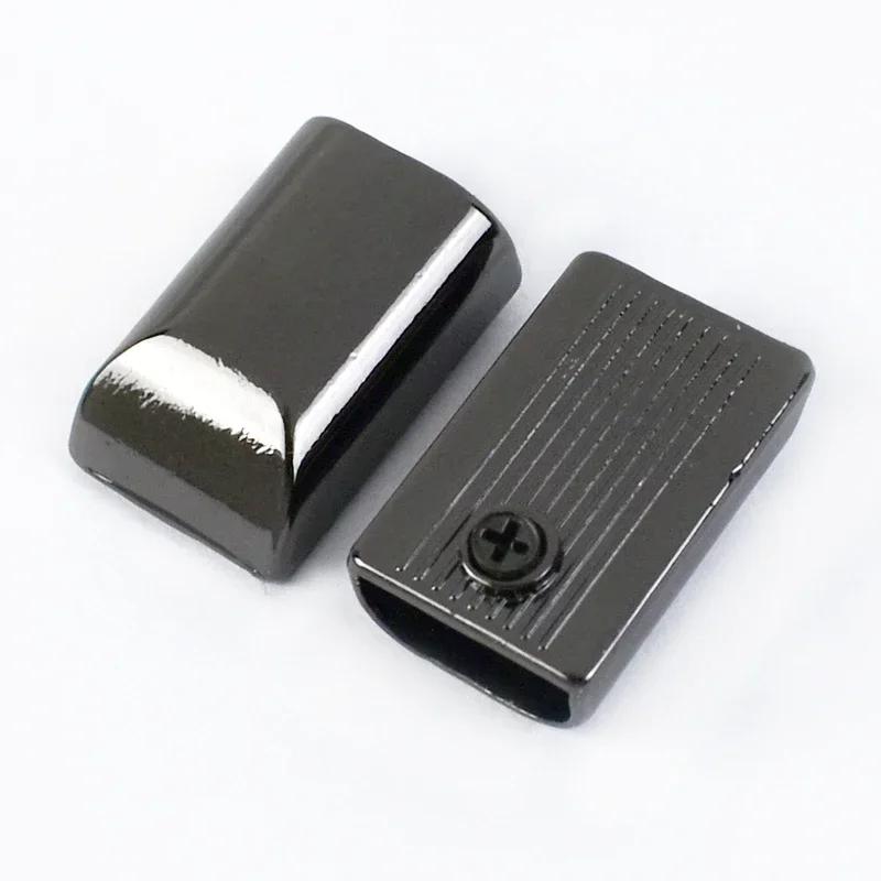 10/20/30Pcs Metal Zipper Stopper Zippers Tail Clip Zip Rope Cord Plug Head Detachable Screw Bag Clasp Sewing Hardware Accessory