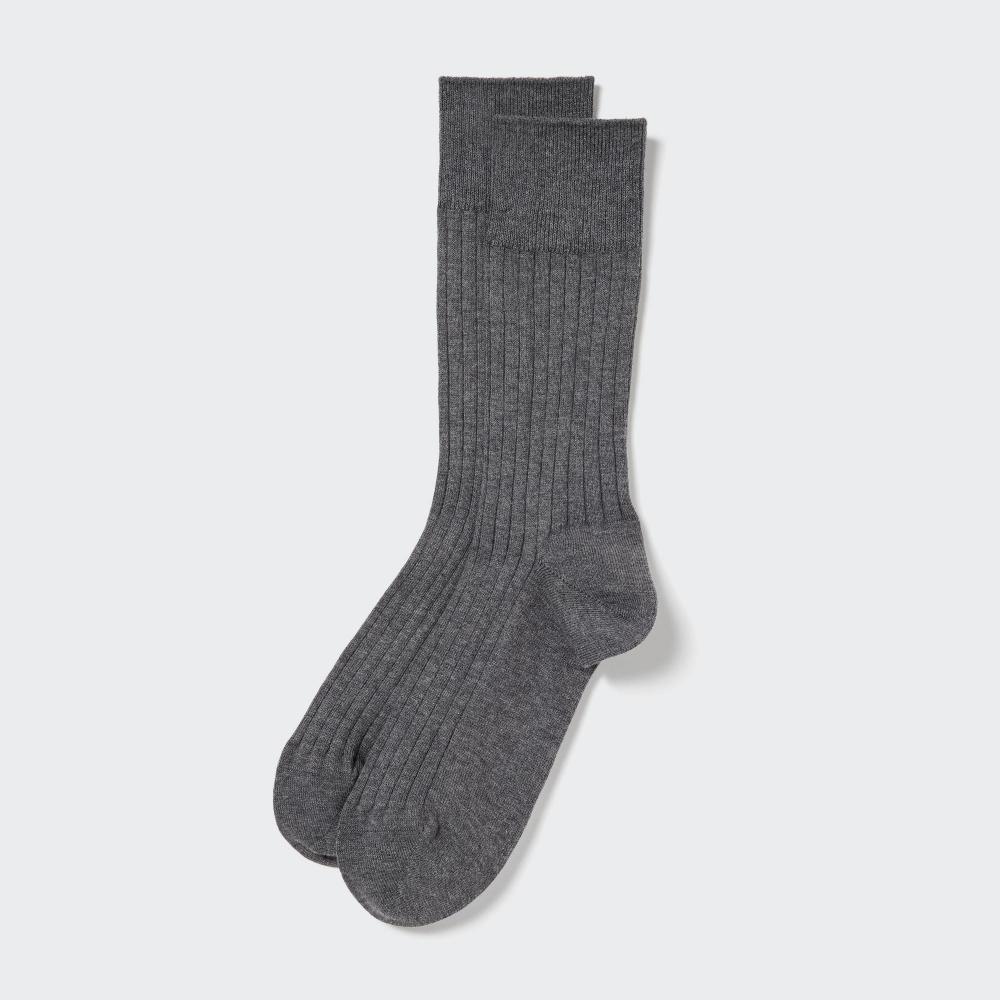 Uniqlo Japan Supima Cotton Wide Rib Socks