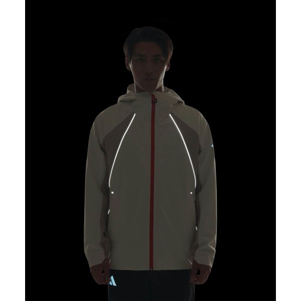 adidas Terrex Xploric 2 Layer Jacket Outdoor Breathable Woven Sports Hooded FW25 Hiking Waterproof Windproof Durable Shell Jacket Men Jacket KR8390